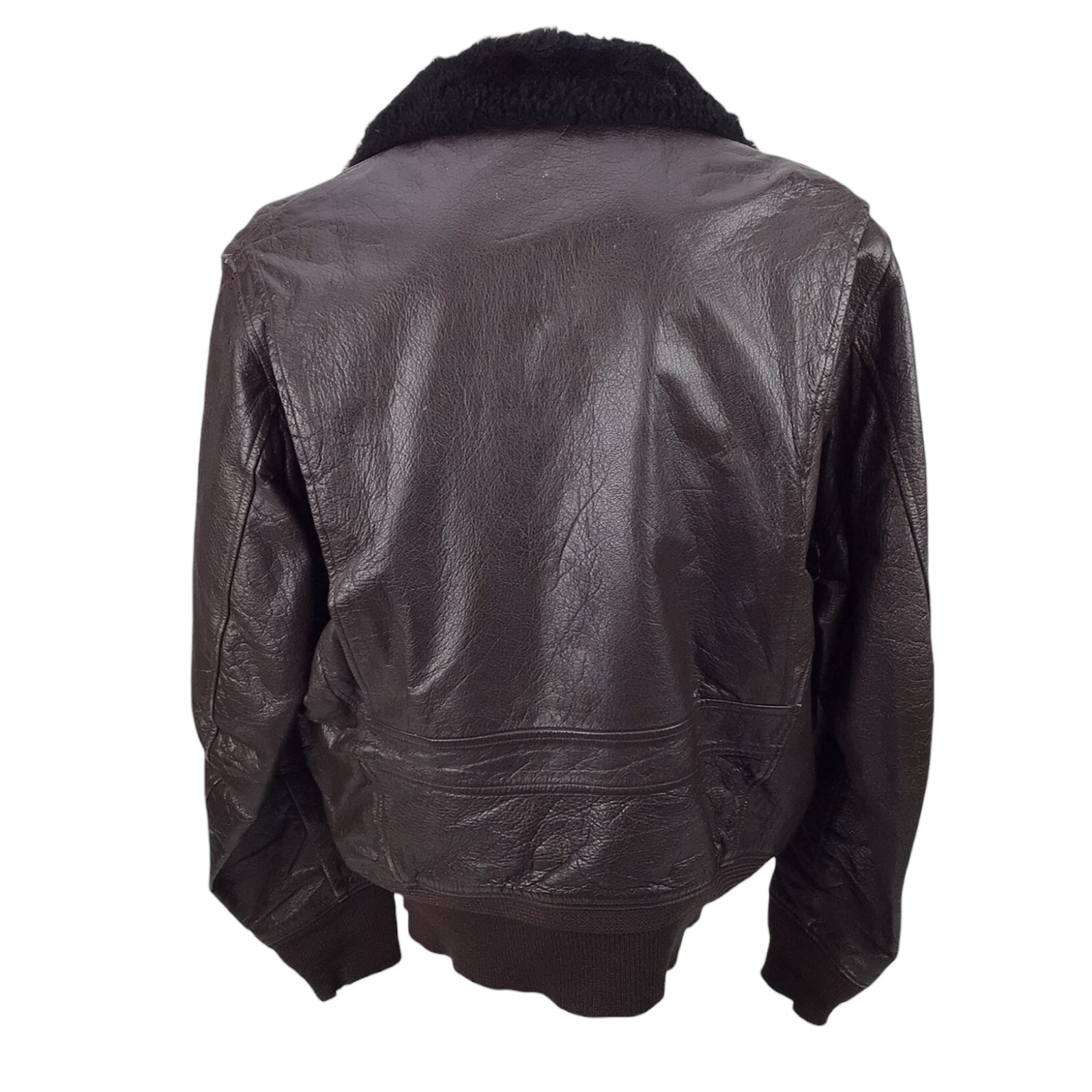 U.S. Vietnam War Brown Leather Flight Jacket VP-811 Patch