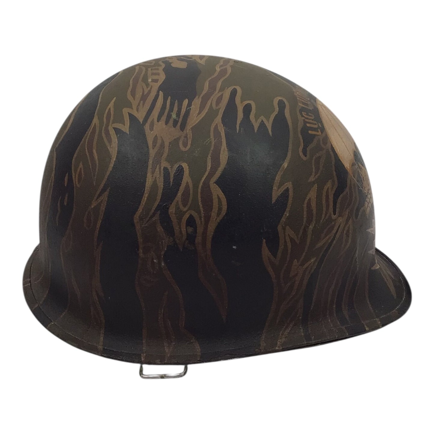 U.S. Vietnam War M1 Helmet ARVN Special Forces Paratrooper Named (Liner, no chinstrap)