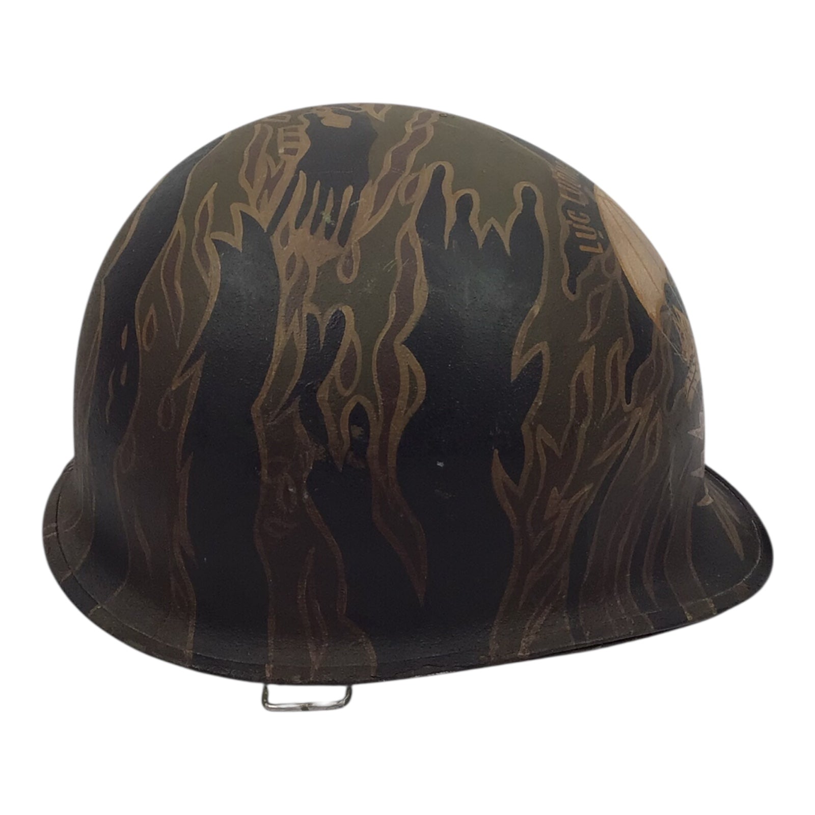 U.S. Vietnam War M1 Helmet ARVN Special Forces Paratrooper Named (Liner, no chinstrap)