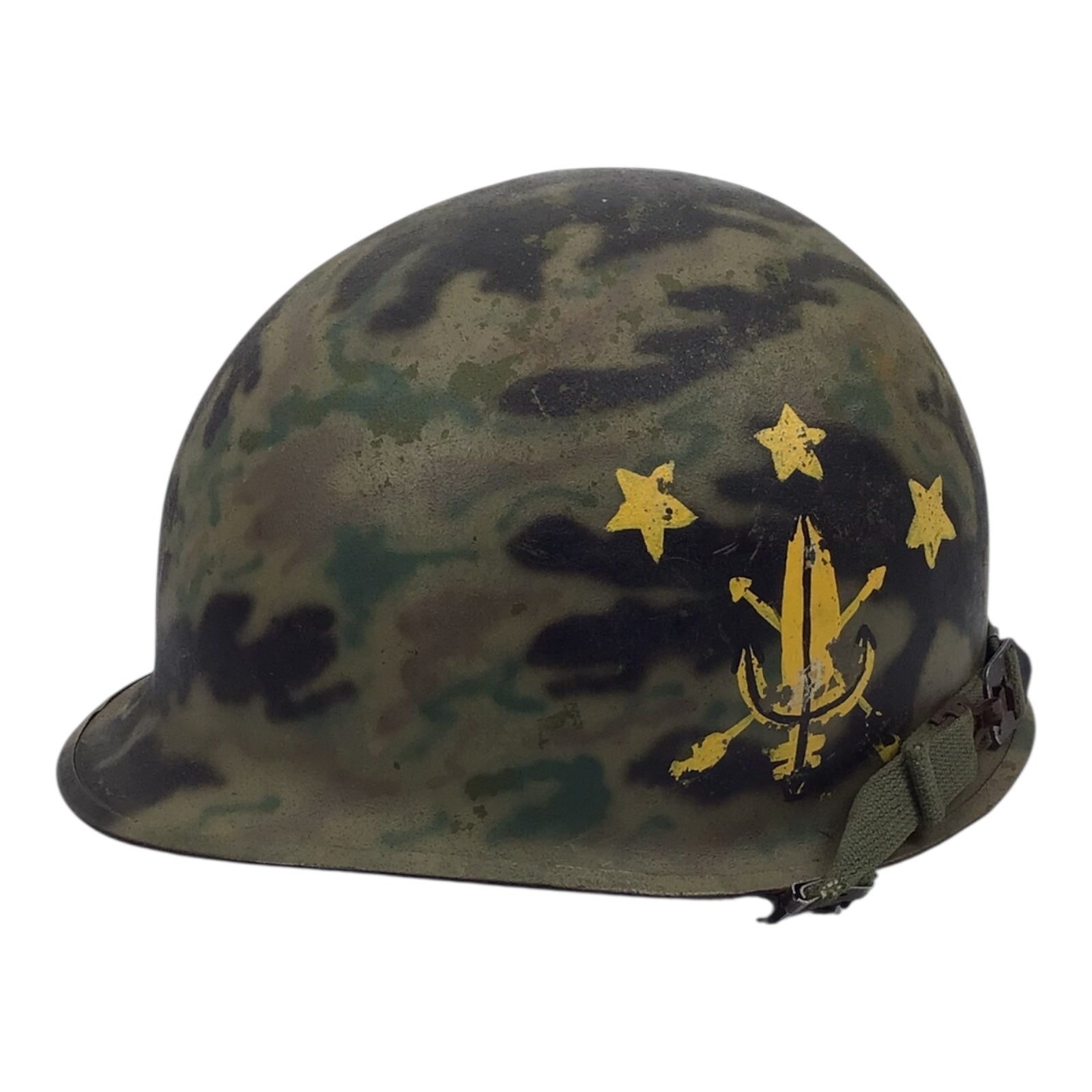 U.S. Vietnam War M1 Helmet Cambodia Special Forces