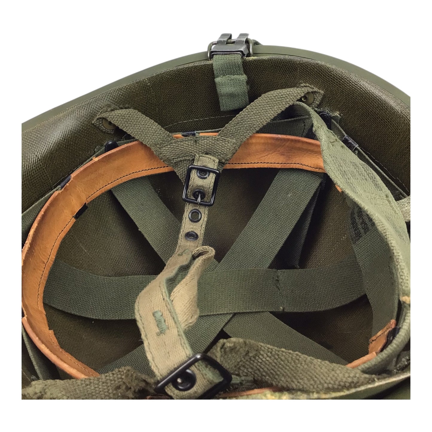 U.S. Vietnam War M1 Helmet w/ Chinstrap & Liner