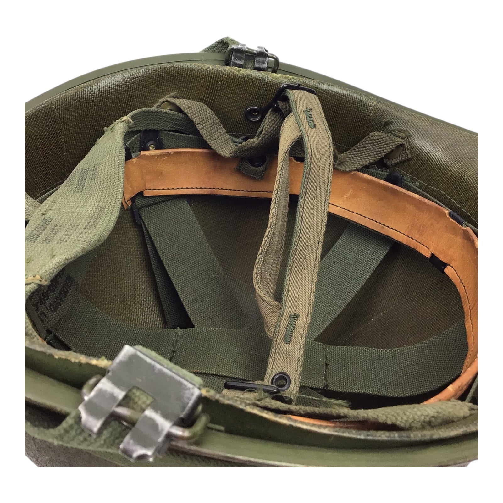 U.S. Vietnam War M1 Helmet w/ Chinstrap & Liner