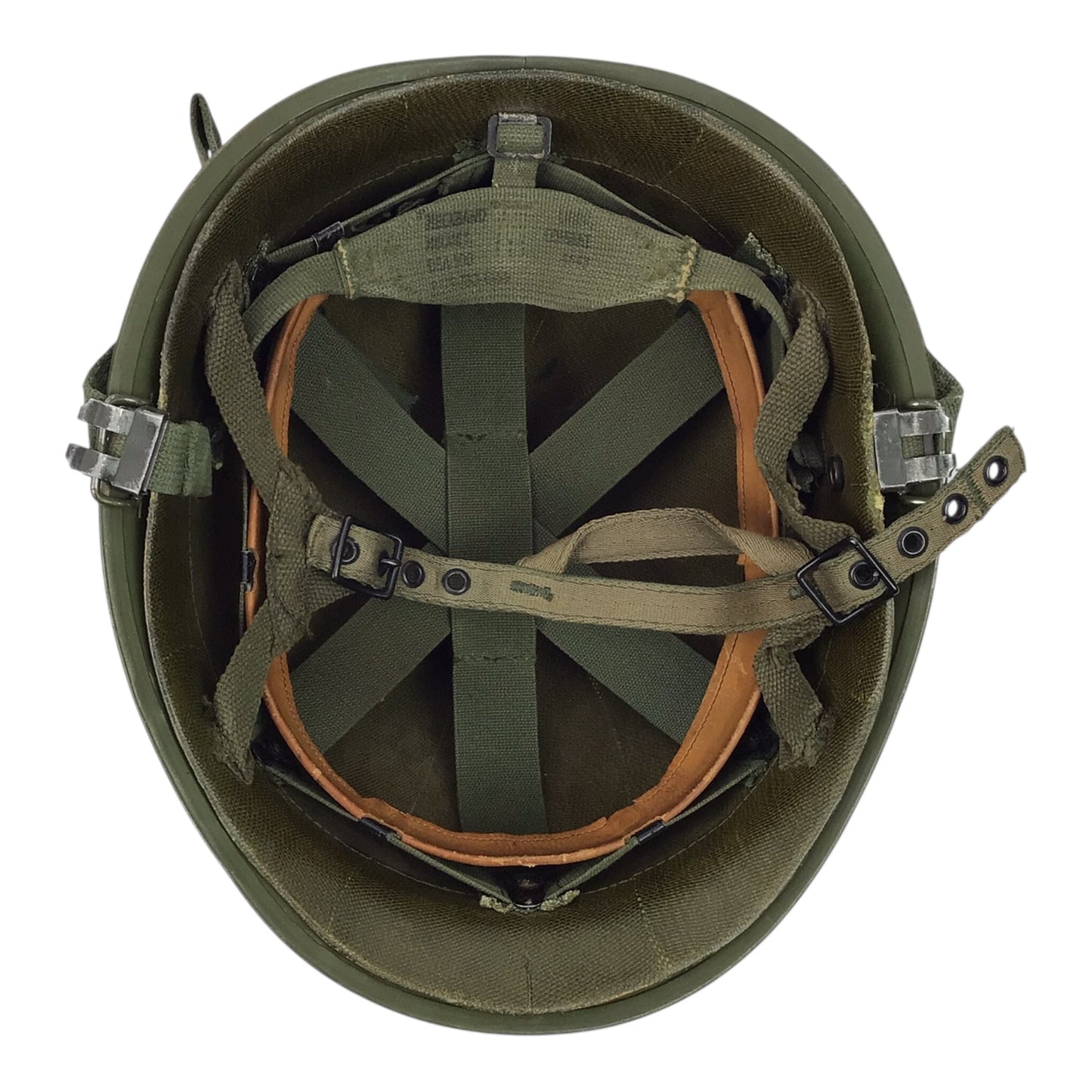 U.S. Vietnam War M1 Helmet w/ Chinstrap & Liner