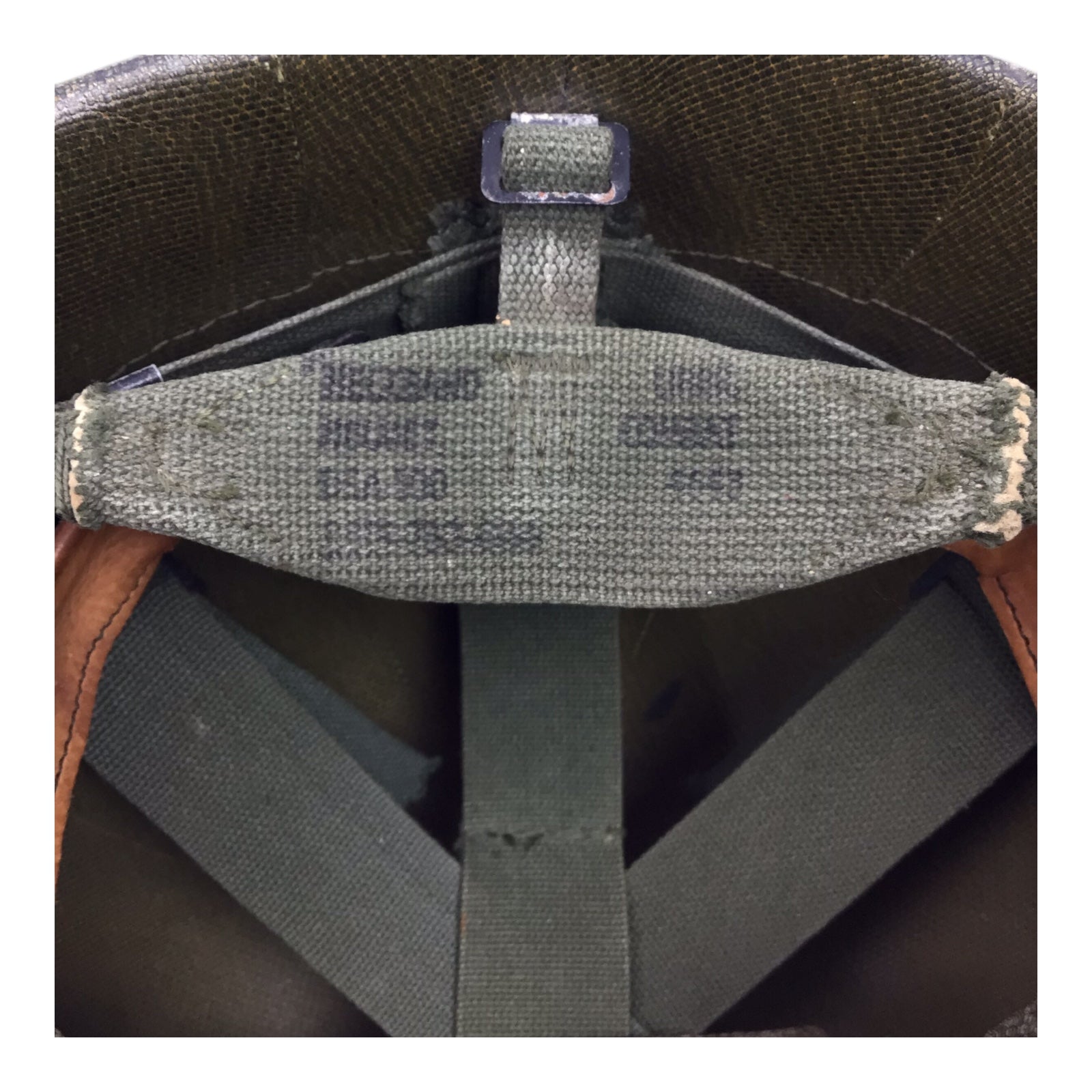 U.S. Vietnam War M1 Helmet w/ Chinstrap & Liner
