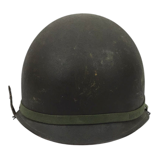 U.S. Vietnam War M1 Helmet w/ Chinstrap & Liner