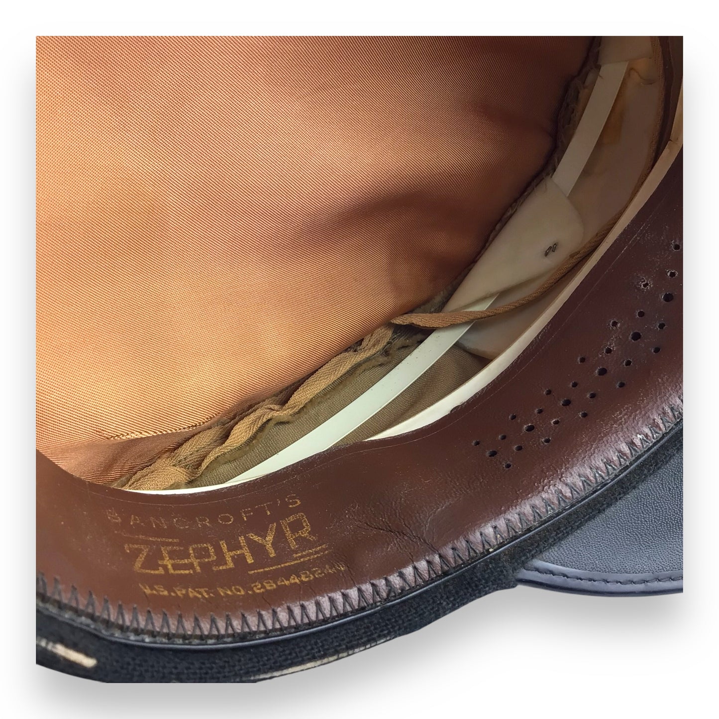 U.S. WW2 Navy Commander Visor Cap | Bancroft Zephyr Khaki Officer Cap