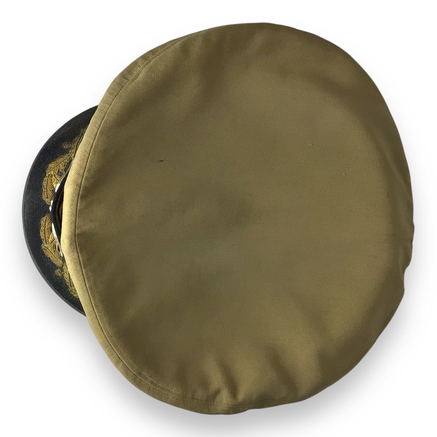 U.S. WW2 Navy Commander Visor Cap | Bancroft Zephyr Khaki Officer Cap