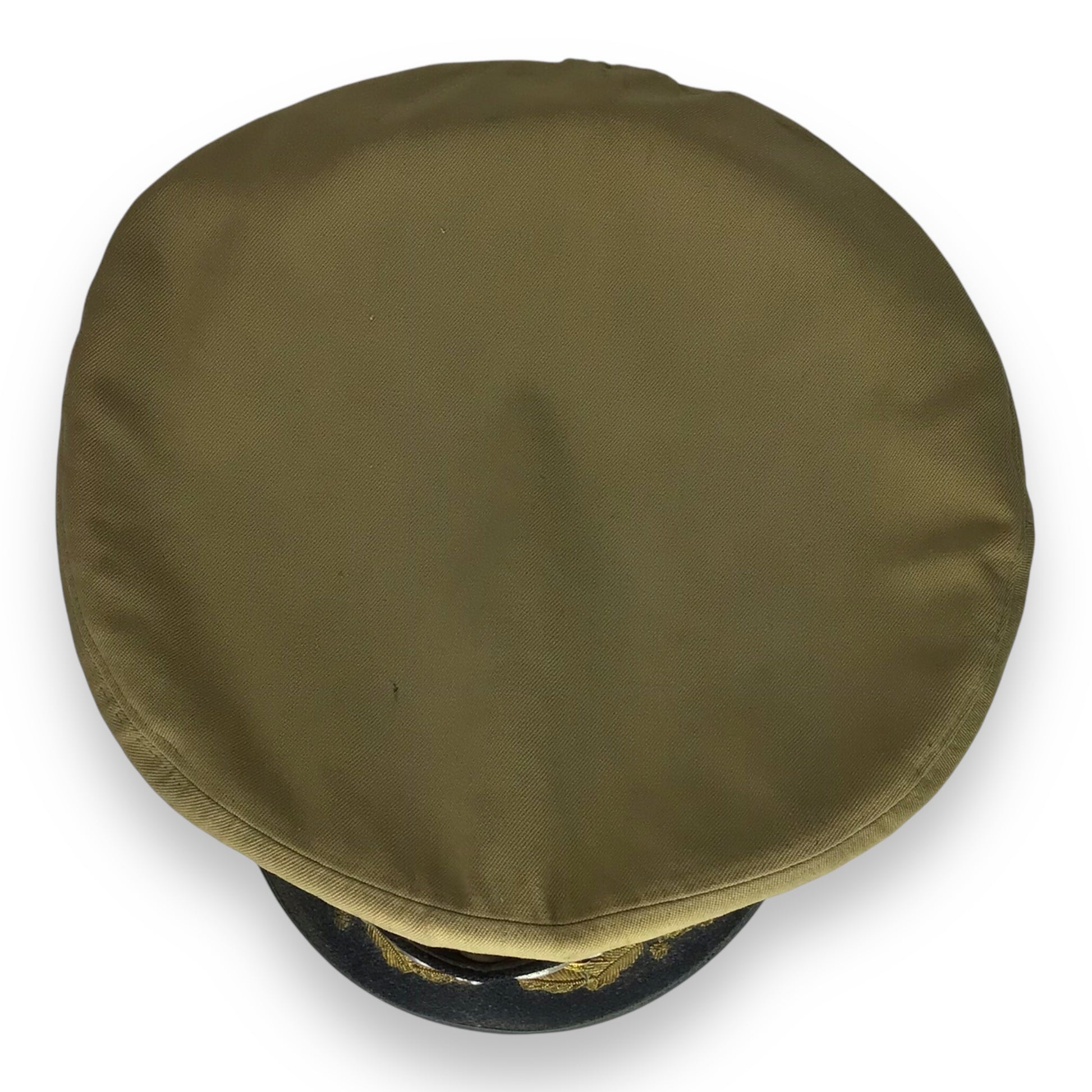 U.S. WW2 Navy Commander Visor Cap | Bancroft Zephyr Khaki Officer Cap