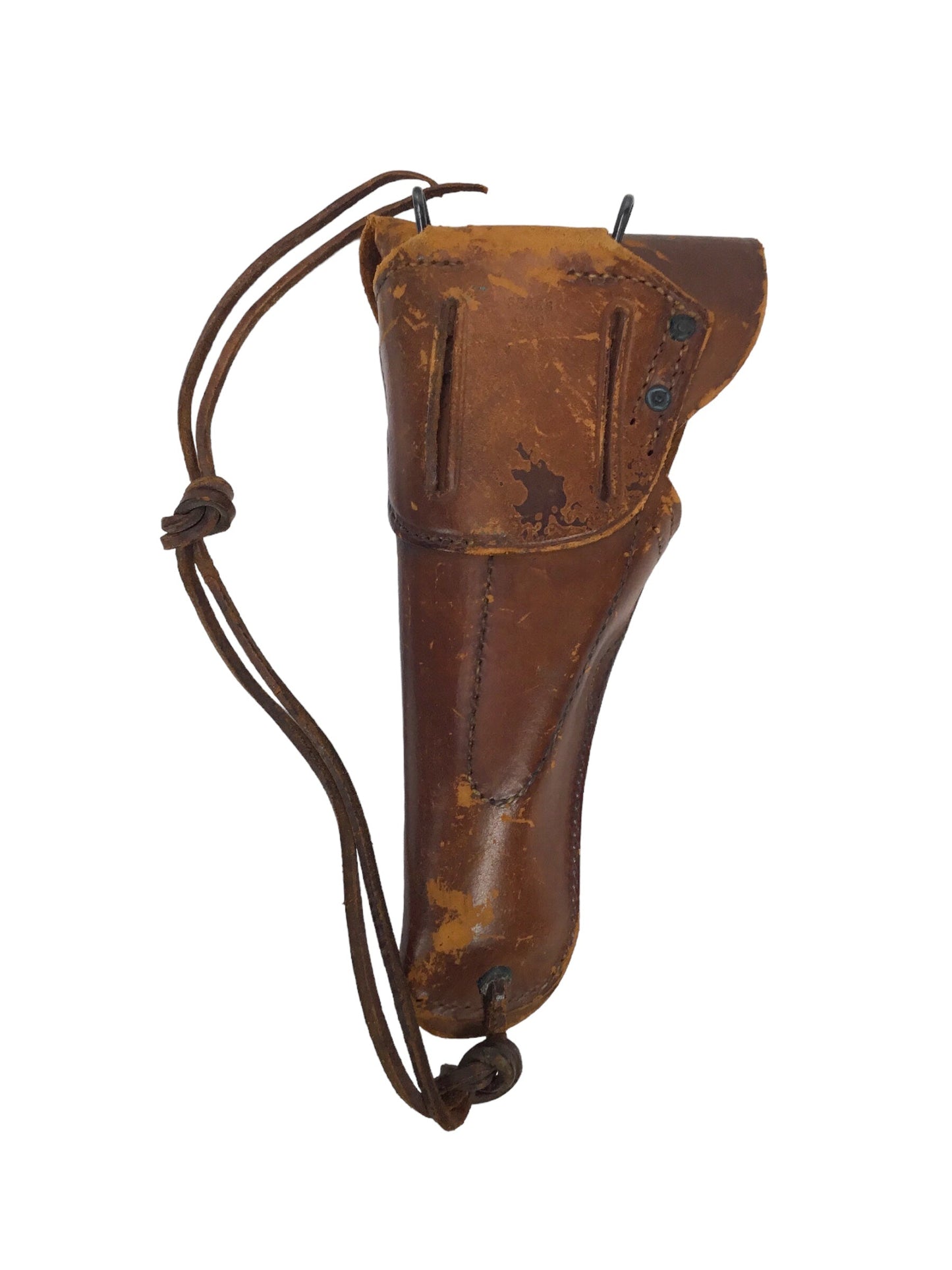 U.S. WWII Leather Pistol Holster | Marked "Sears 1942" & "U.S."