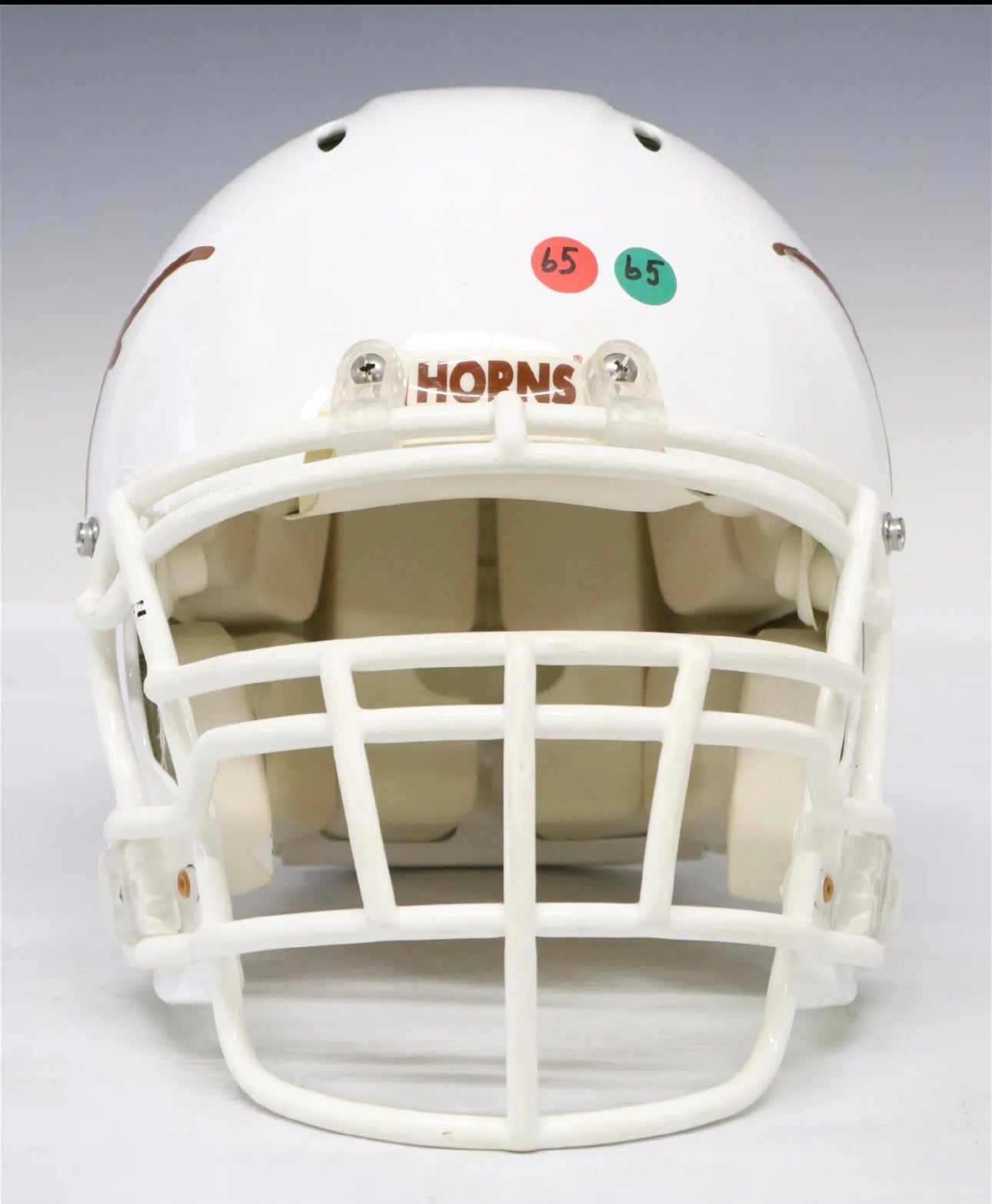 U.T. Longhorns Bowl Championship Series Game Used Helmet Buck Burnette