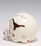 U.T. Longhorns Football Mini Helmet Signed By Darrell Royal