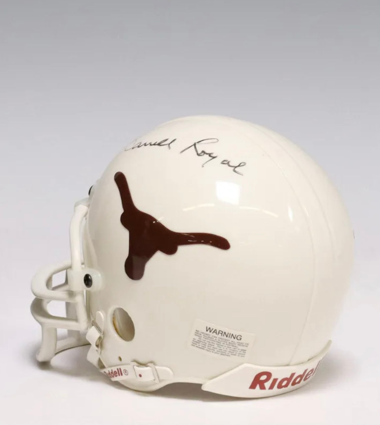 U.T. Longhorns Football Mini Helmet Signed by Darrell Royal – Autographed Texas Longhorns Collectible