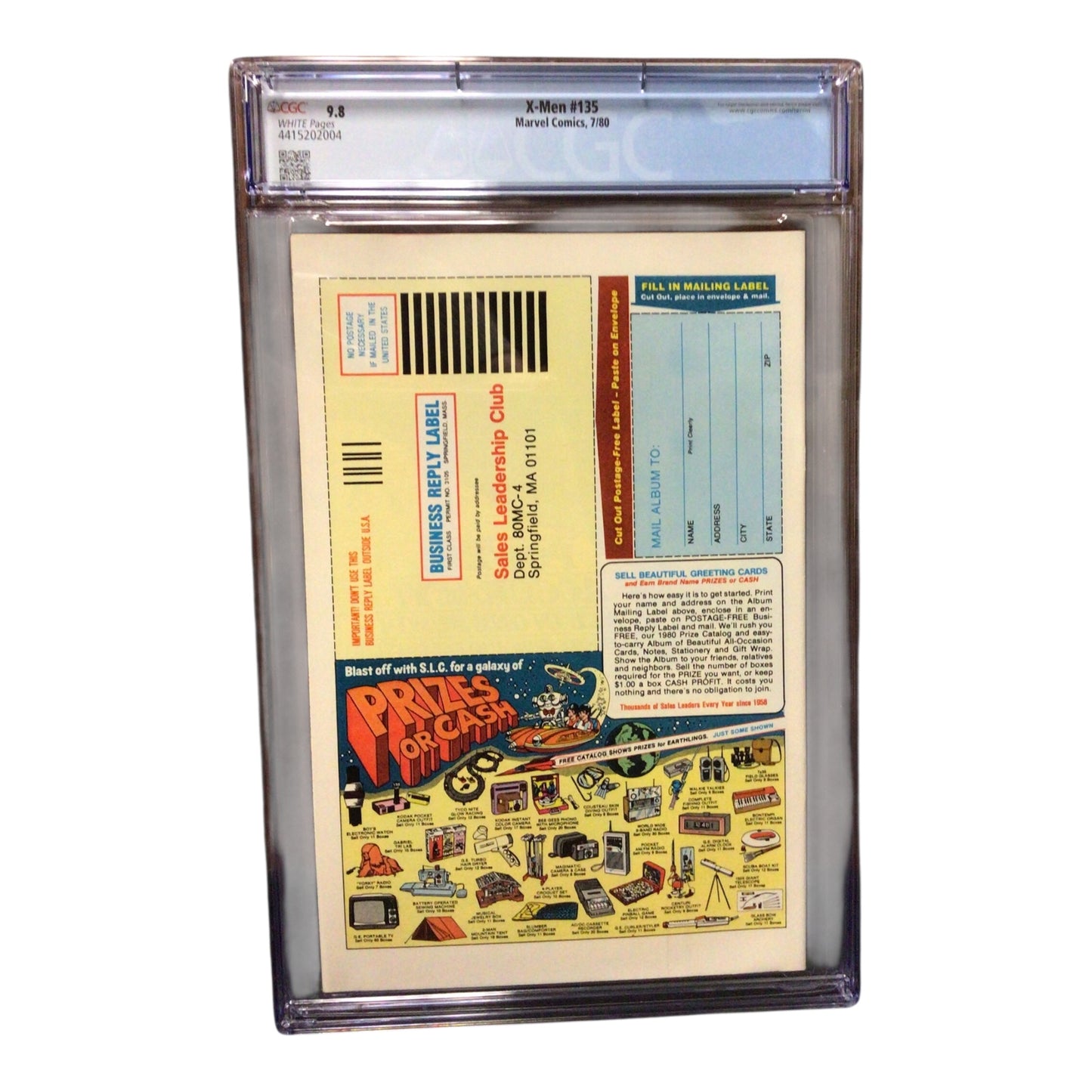 Uncanny X-Men #135 (Marvel Comics, 1980) CGC 9.8 - Dark Phoenix Saga Key Issue