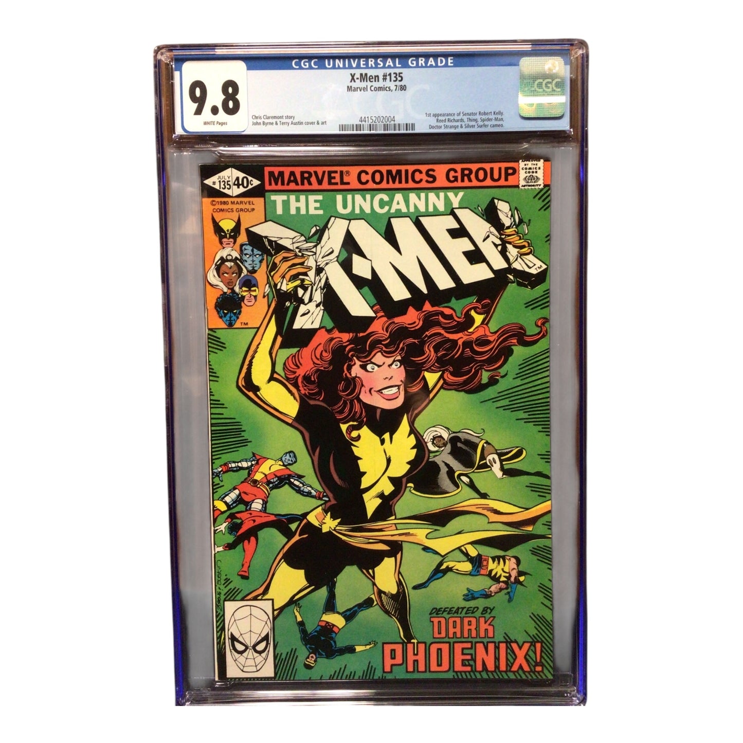 Uncanny X-Men #135 (Marvel Comics, 1980) CGC 9.8 - Dark Phoenix Saga Key Issue