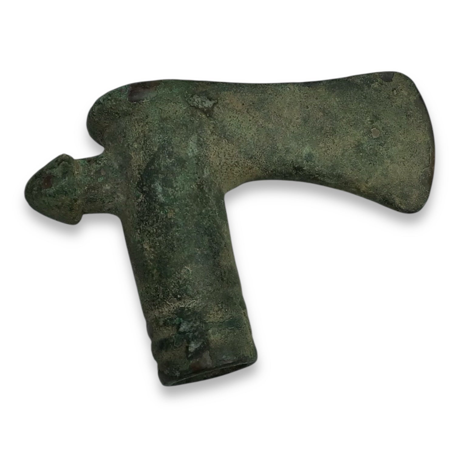 Unique Luristan-Elamite Bronze Axe Head w/ Rear Nub c. 1850-1350 B.C.