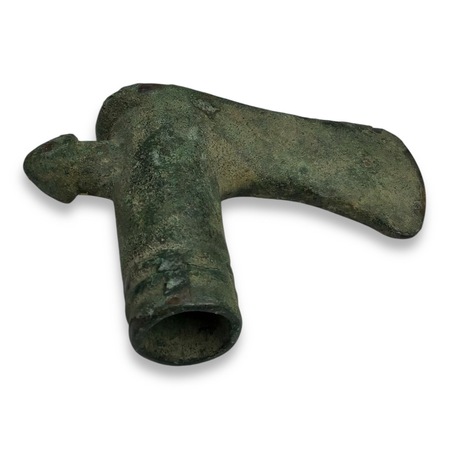 Unique Luristan-Elamite Bronze Axe Head w/ Rear Nub c. 1850-1350 B.C.
