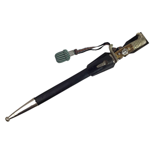 Unit-Marked German WW2 Schutzpolizei Long Dress Bayonet by Clemen & Jung - Complete Rig