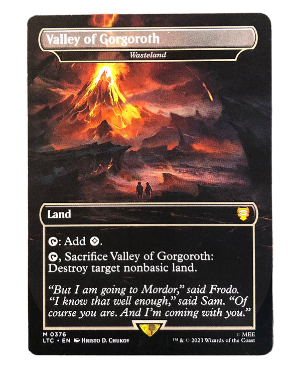 Valley of Gorgoroth - Wasteland Commander: The Lord of the Rings: Tales of Middle-earth (LTC) - #376 - NM