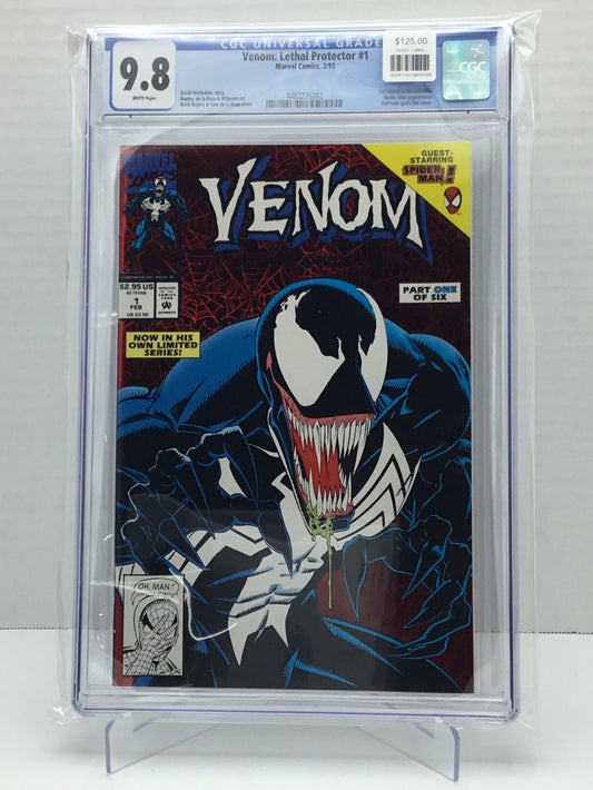 Venom: Lethal Protector #1 (1992) - CGC 9.8 - Venom's First Solo Series!