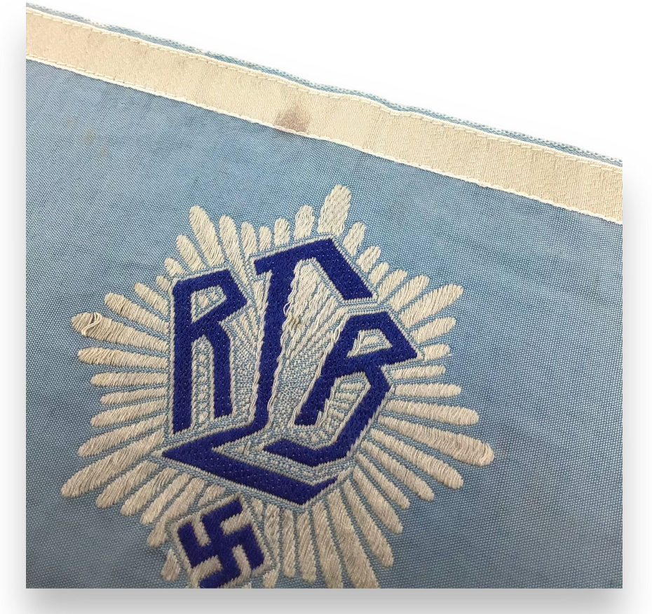Very Rare German WW2 RLB Officer Armband, First Pattern