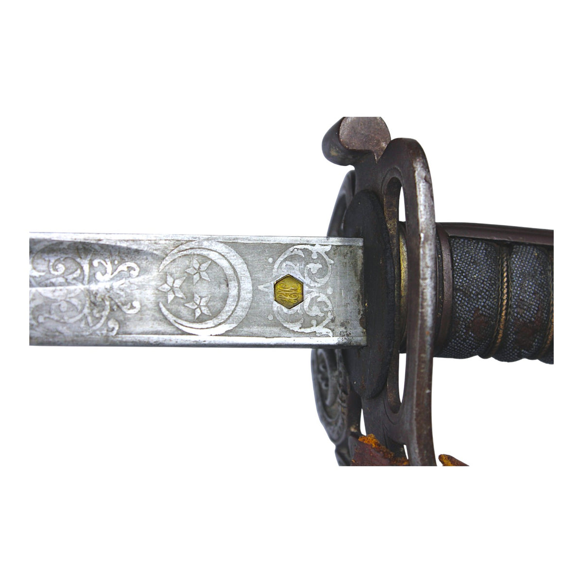 Very Rare Wilkinson Sword Co. Anglo-Egyptian Sudan Officer Sword c.1899 with Scabbard!