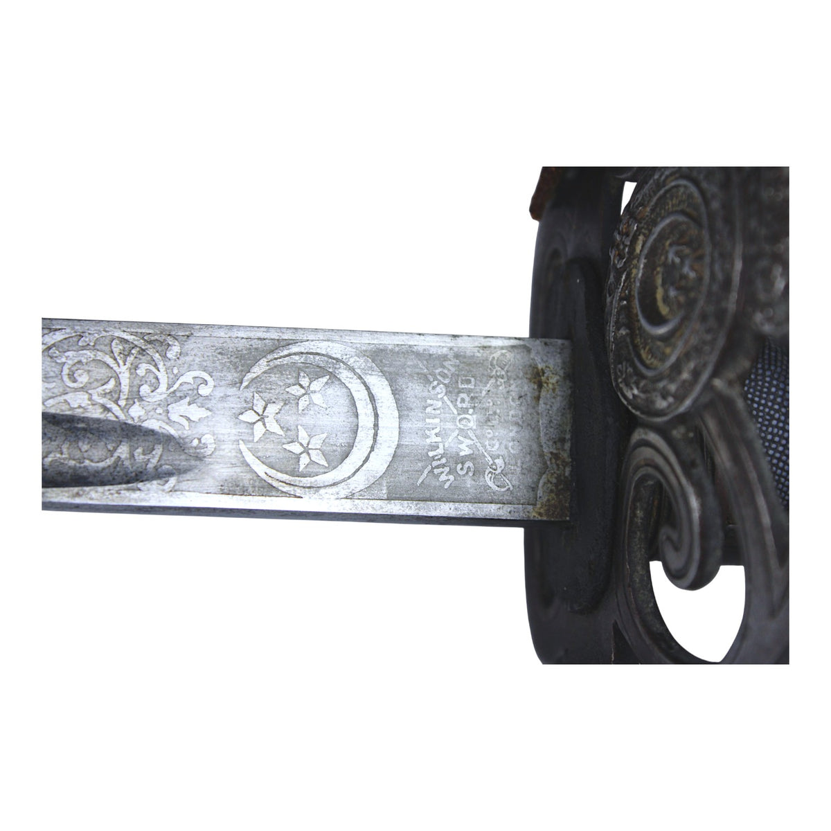 Very Rare Wilkinson Sword Co. Anglo-Egyptian Sudan Officer Sword c.1899 with Scabbard!