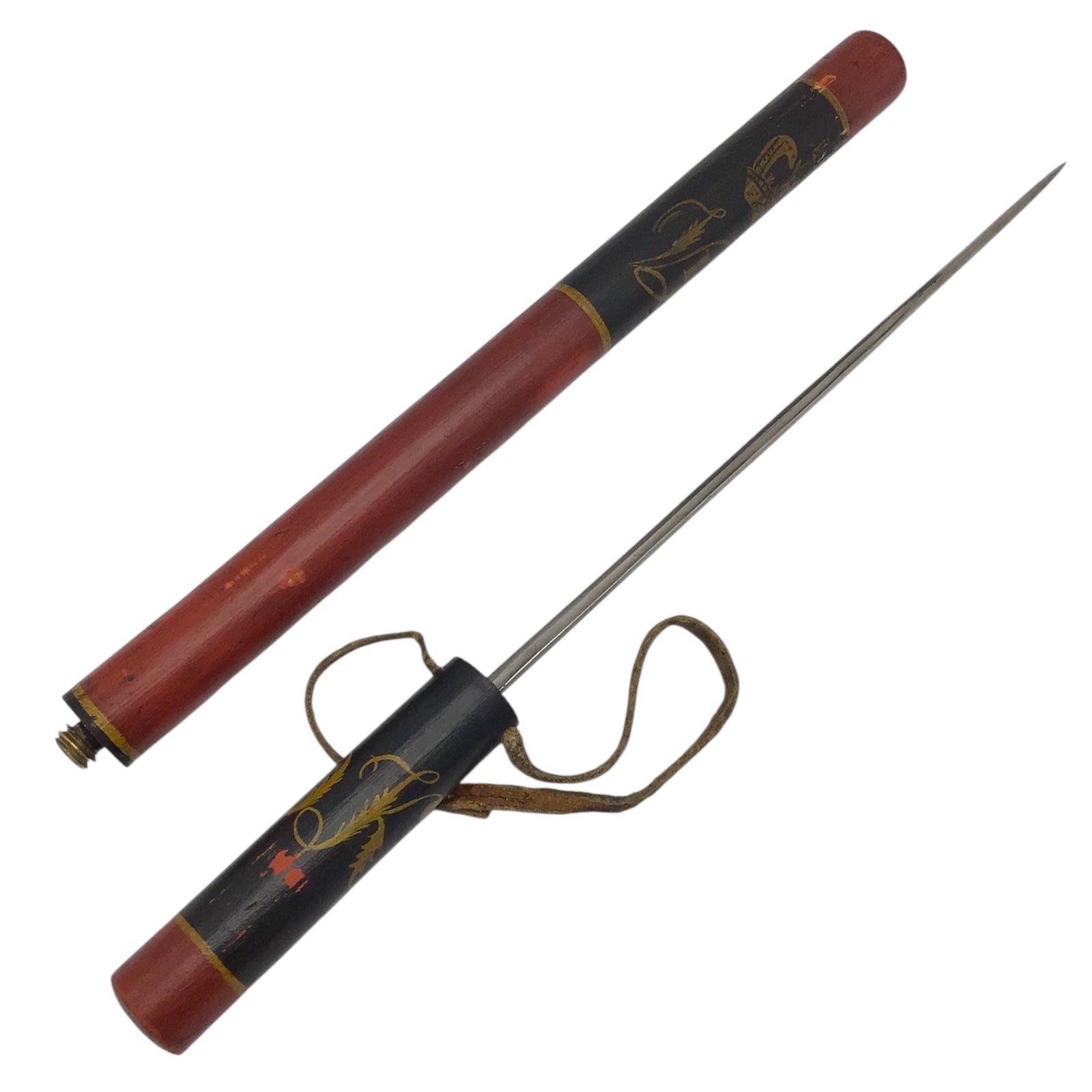 Victorian English Police Truncheon with Concealed Blade | Exceptional Rarity