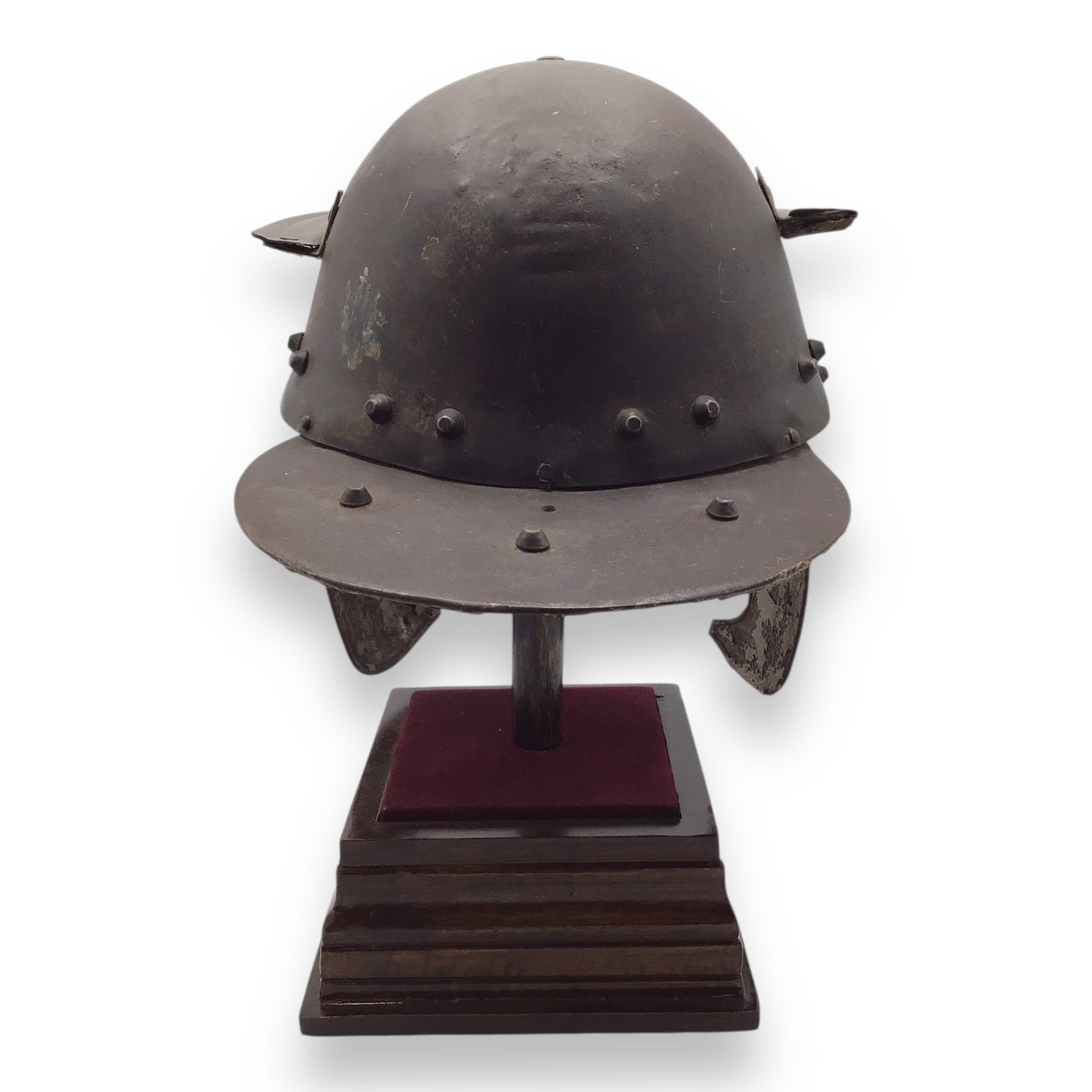 Victorian-Era Roman-Style Warrior Helmet with Cheek Guards – Decorative Armor