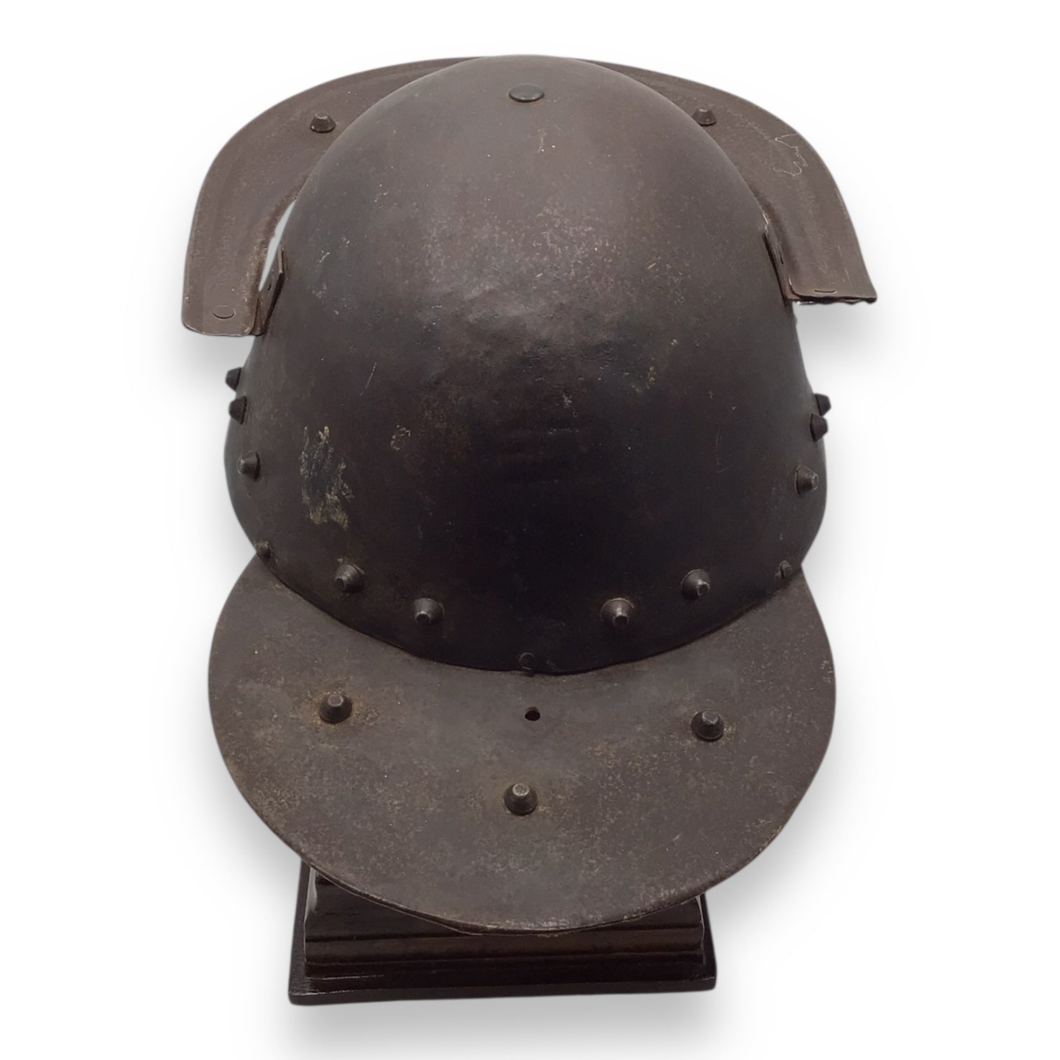 Victorian-Era Roman-Style Warrior Helmet with Cheek Guards – Decorative Armor