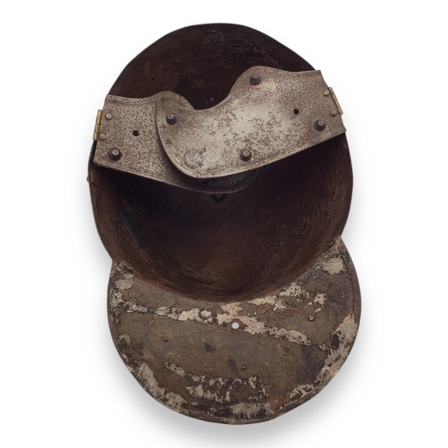 Victorian-Era Roman-Style Warrior Helmet with Cheek Guards – Decorative Armor