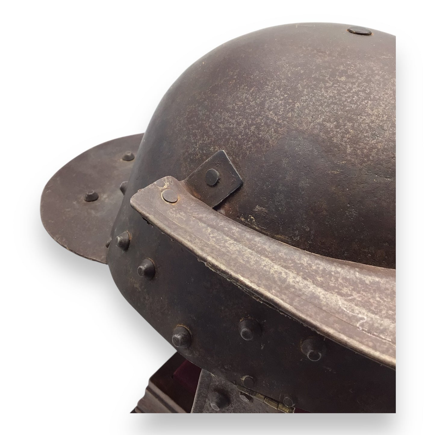 Victorian-Era Roman-Style Warrior Helmet with Cheek Guards – Decorative Armor