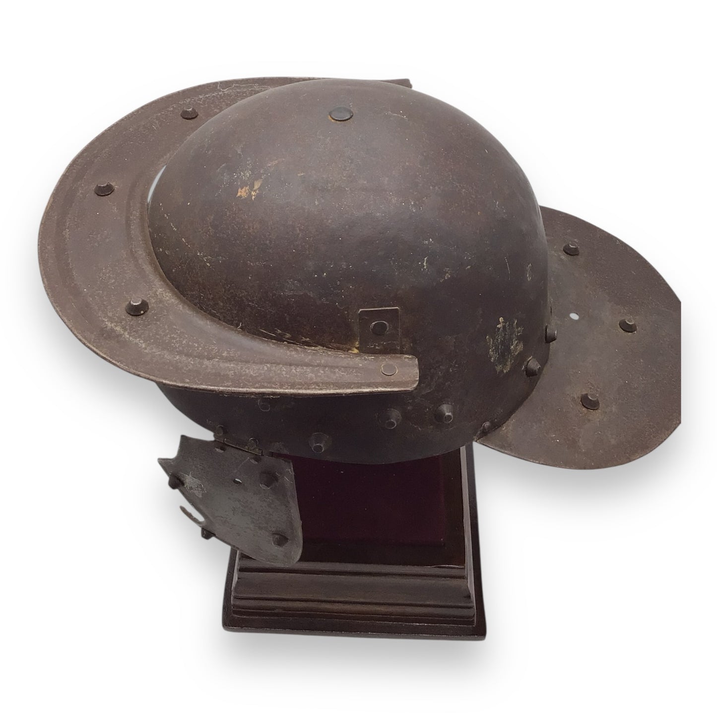 Victorian-Era Roman-Style Warrior Helmet with Cheek Guards – Decorative Armor