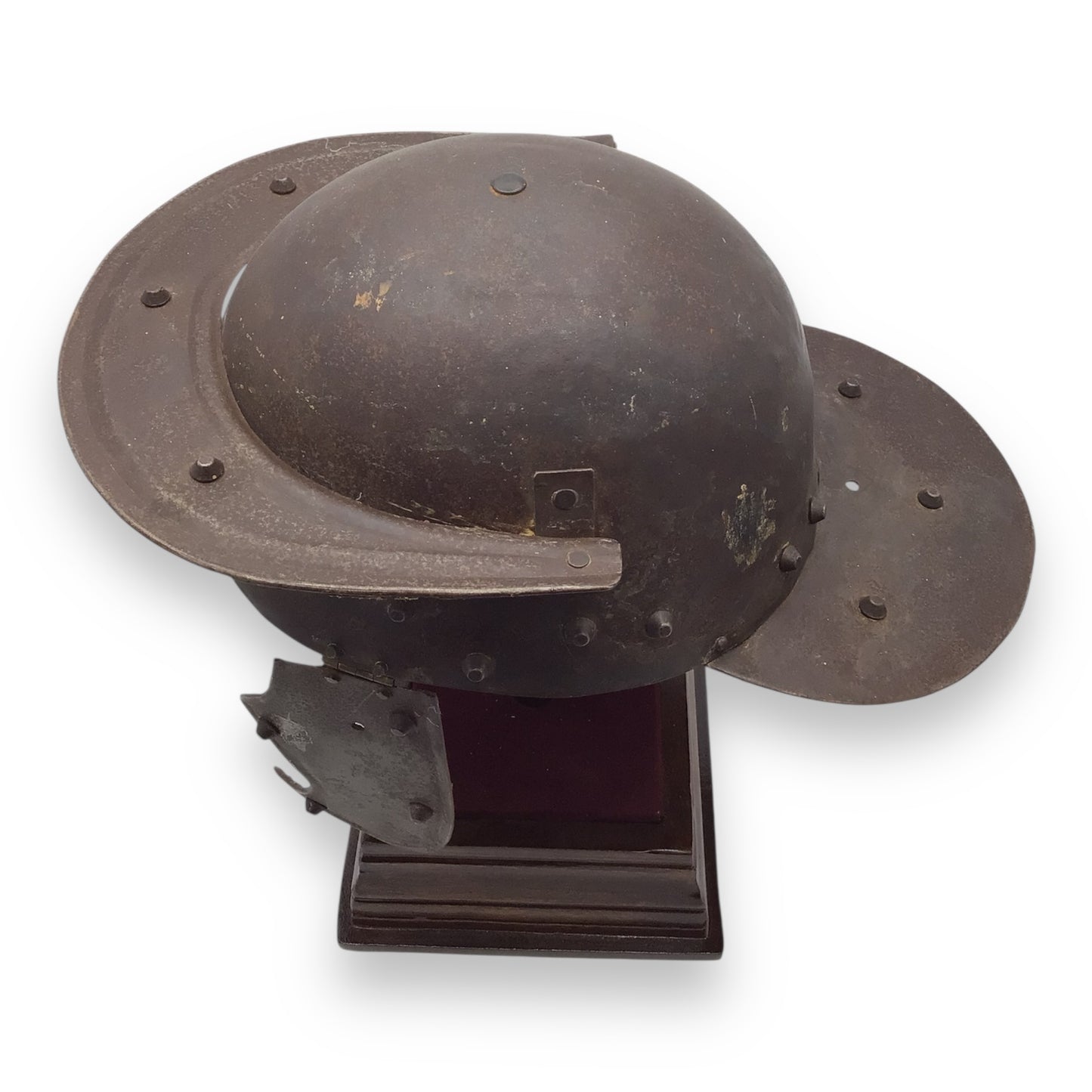 Victorian-Era Roman-Style Warrior Helmet with Cheek Guards – Decorative Armor