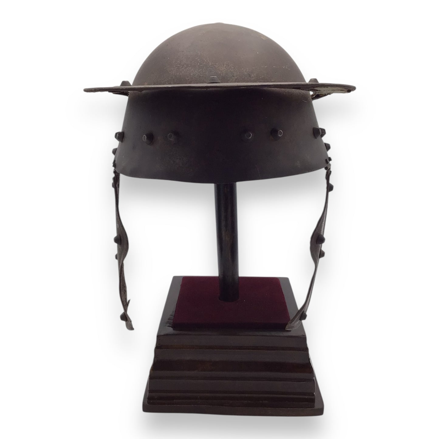 Victorian-Era Roman-Style Warrior Helmet with Cheek Guards – Decorative Armor