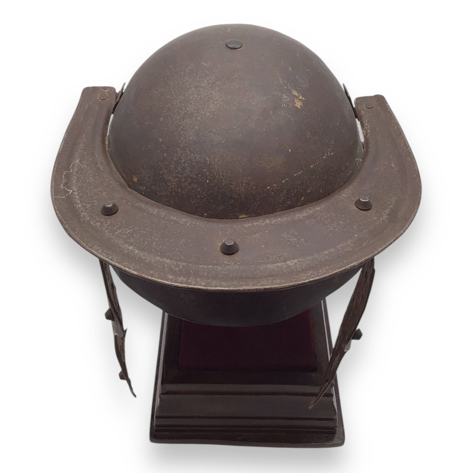 Victorian-Era Roman-Style Warrior Helmet with Cheek Guards – Decorative Armor
