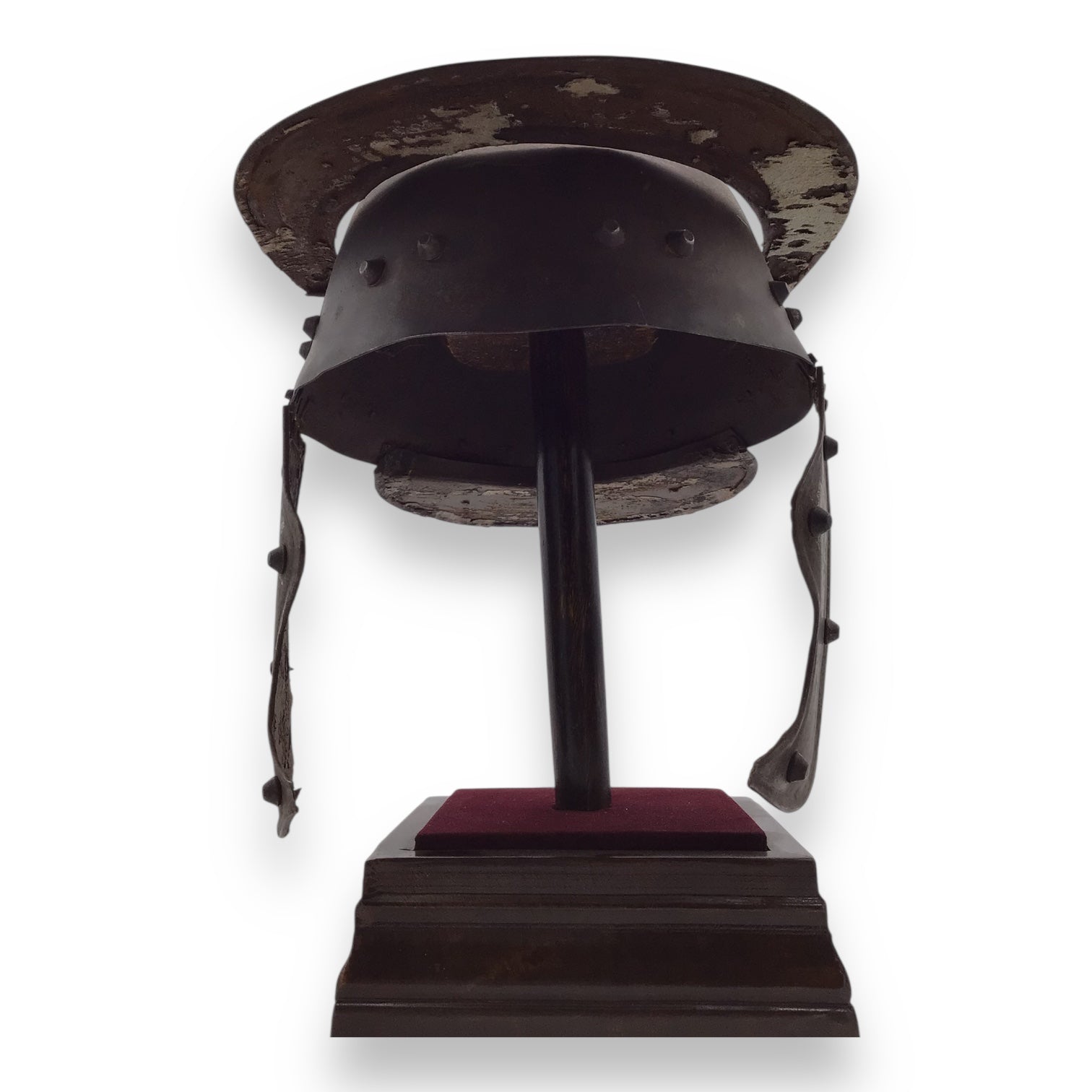 Victorian-Era Roman-Style Warrior Helmet with Cheek Guards – Decorative Armor