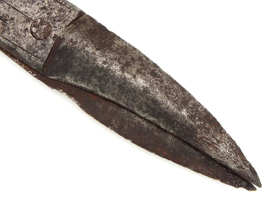 Victorian Era or Earlier Antique Steel Engraved Scissors