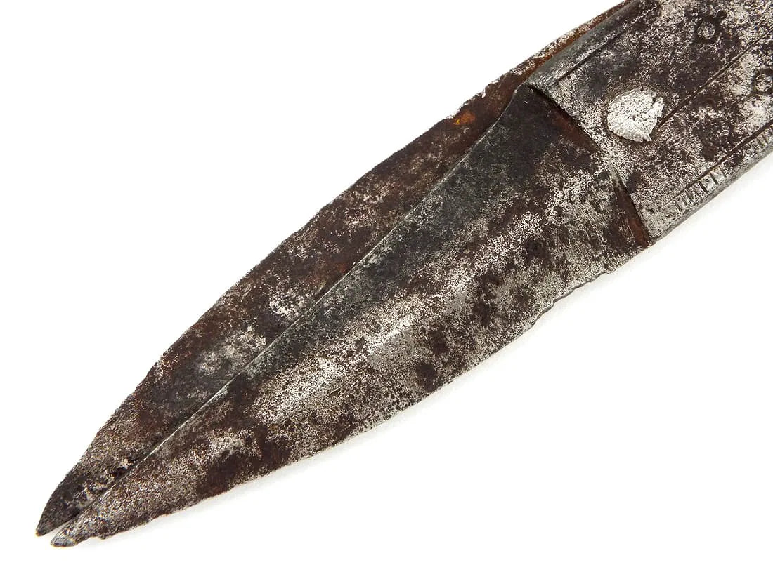 Victorian Era or Earlier Antique Steel Engraved Scissors