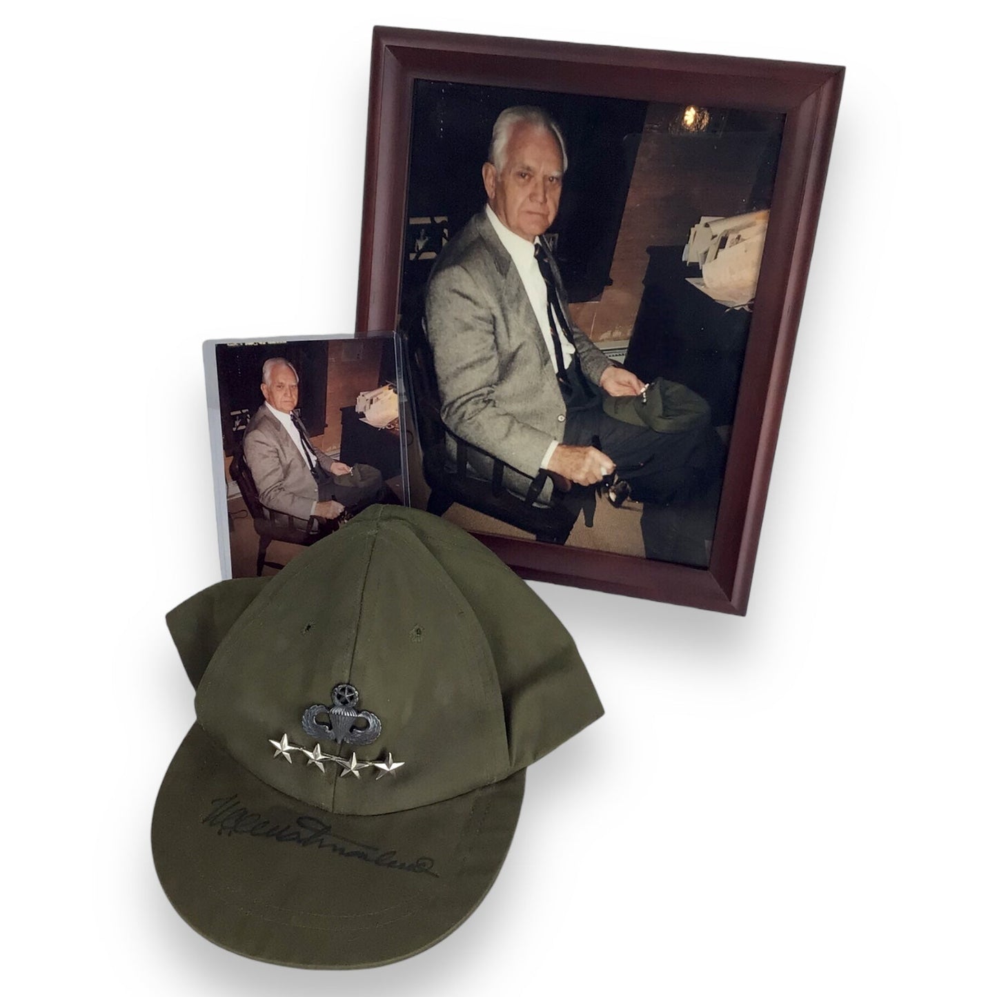 Vietnam War Commander General William Westmoreland, Autographed Field Cap