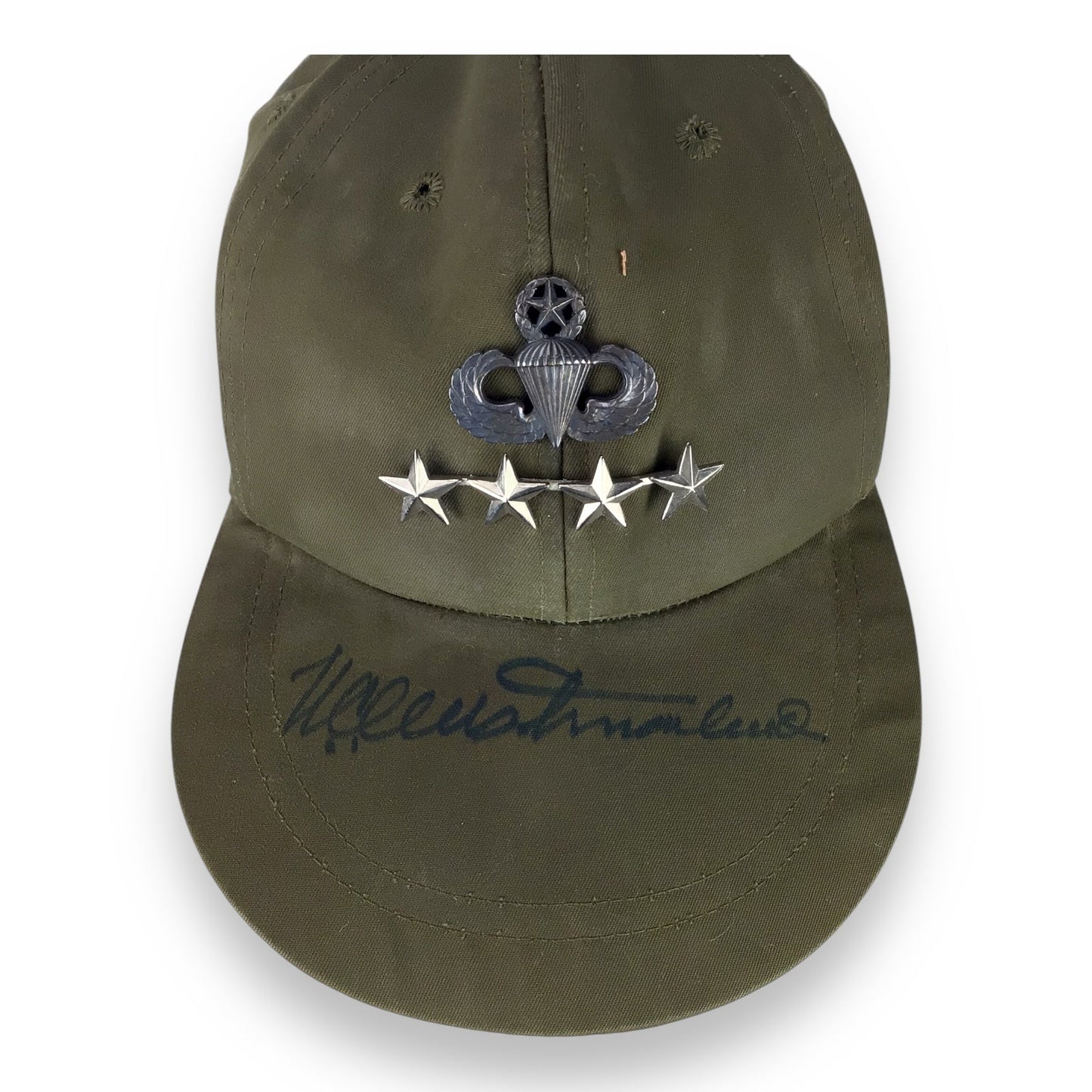 Vietnam War Commander General William Westmoreland, Autographed Field Cap