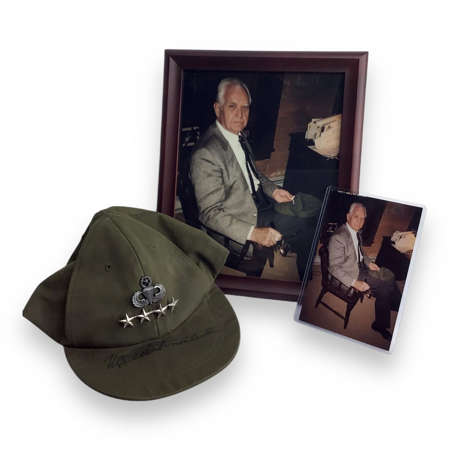 Vietnam War Commander General William Westmoreland, Autographed Field Cap