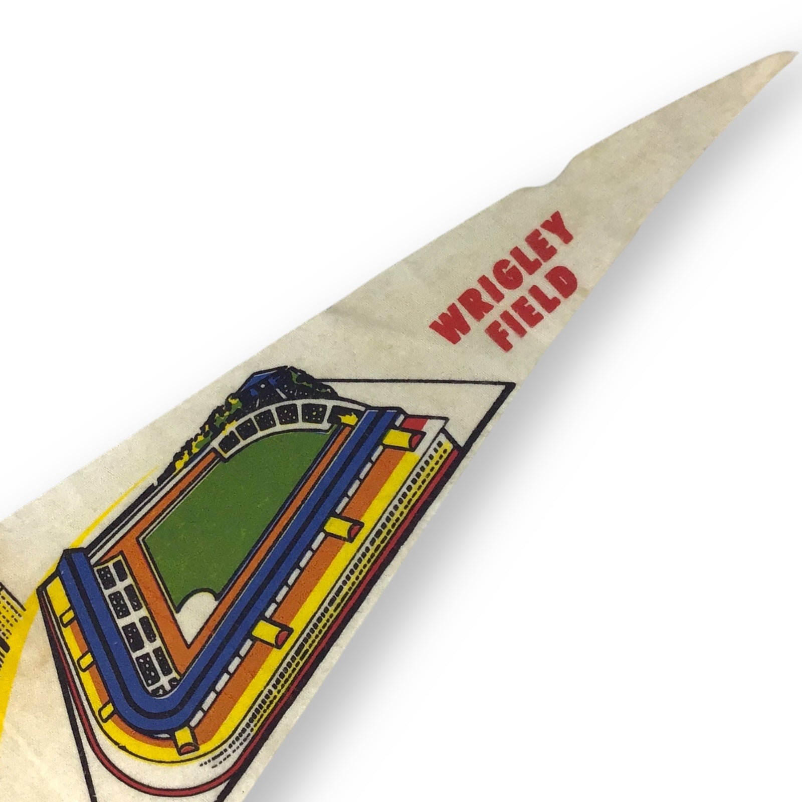 Vintage 1940s Chicago Cubs Pennant – Full Size Wrigley Field MLB