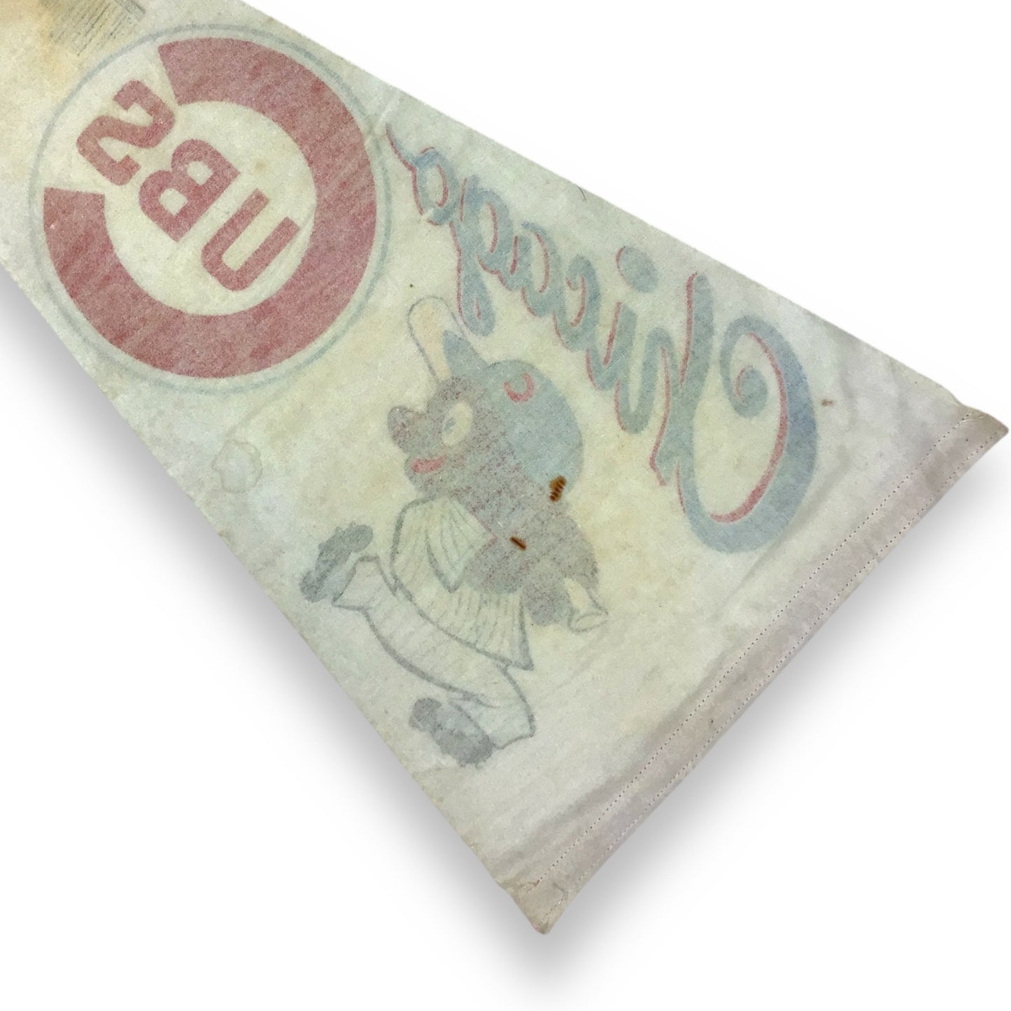Vintage 1940s Chicago Cubs Pennant – Full Size Wrigley Field MLB