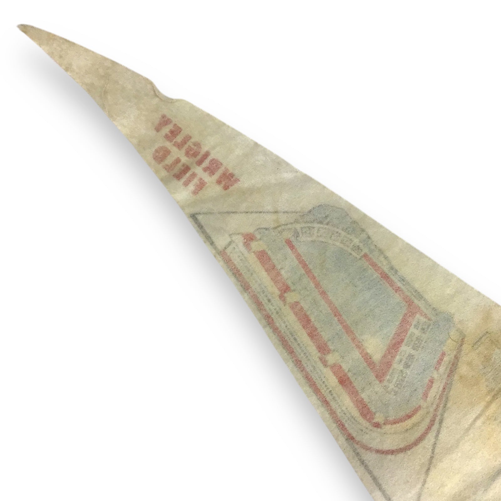 Vintage 1940s Chicago Cubs Pennant – Full Size Wrigley Field MLB