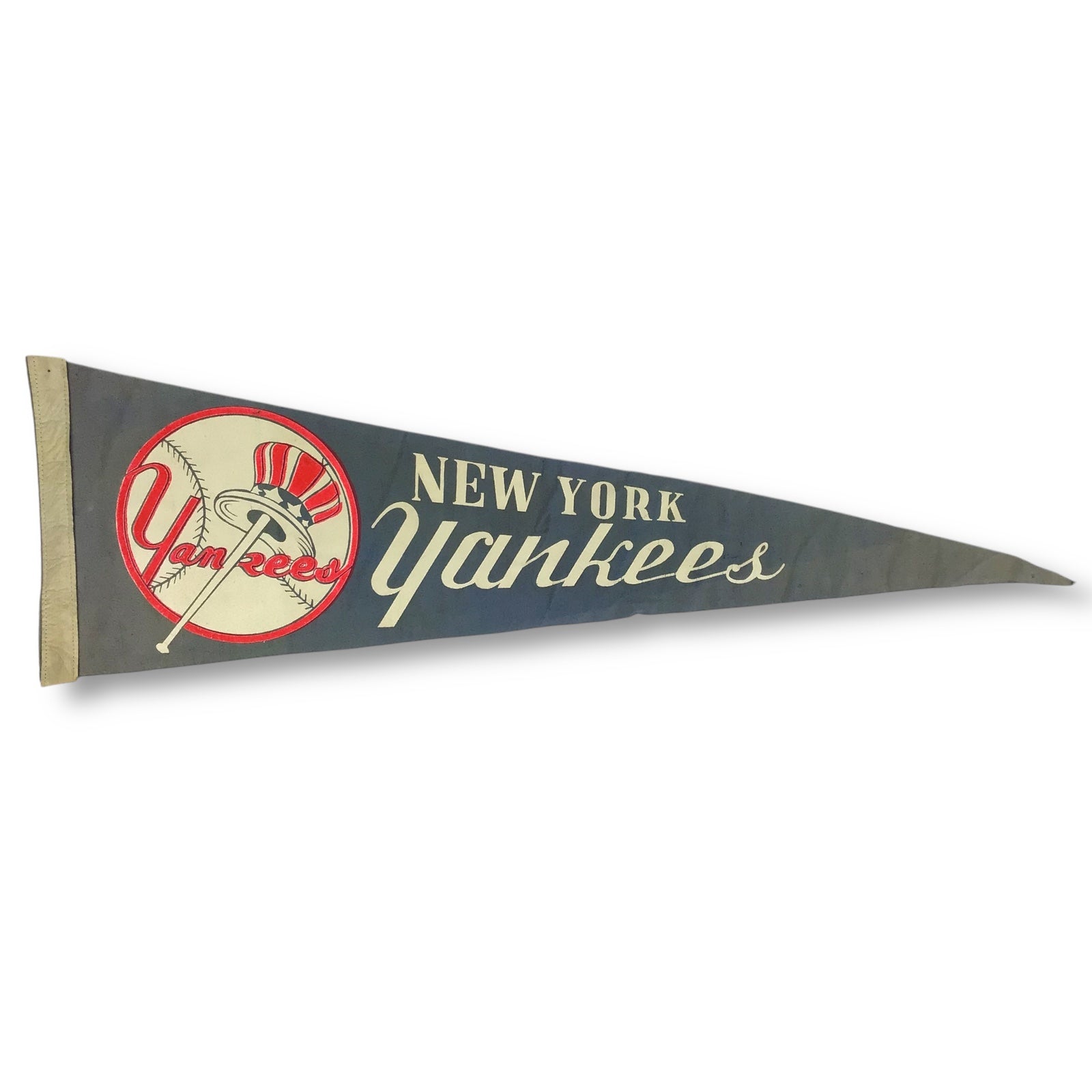 Vintage 1940s New York Yankees Pennant Wool/Felt 26" – Great Print!