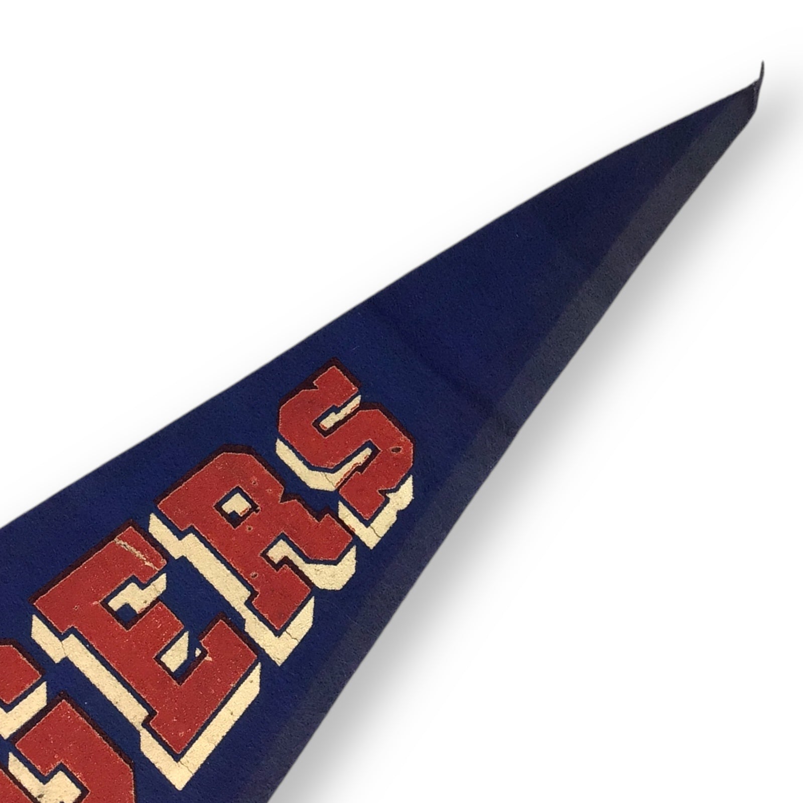 Vintage 1950s New York Rangers Felt Pennant – Blue & Red, Rare NHL