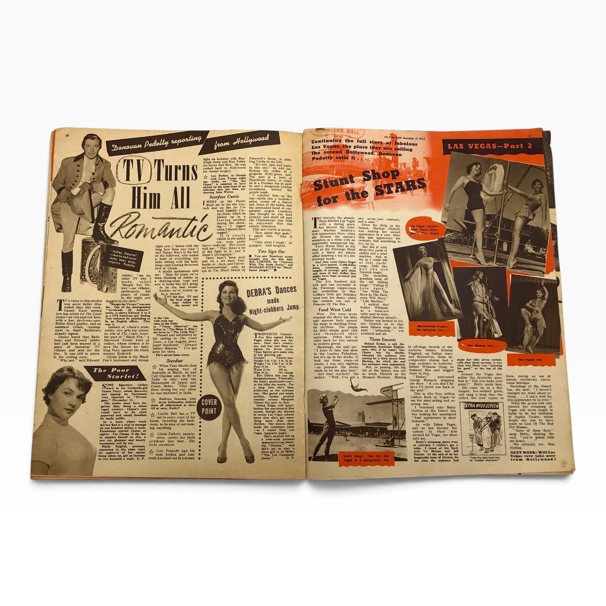 Vintage 1954 Picturegoer Film and Entertainment British Film Magazine Set - 8 Issues