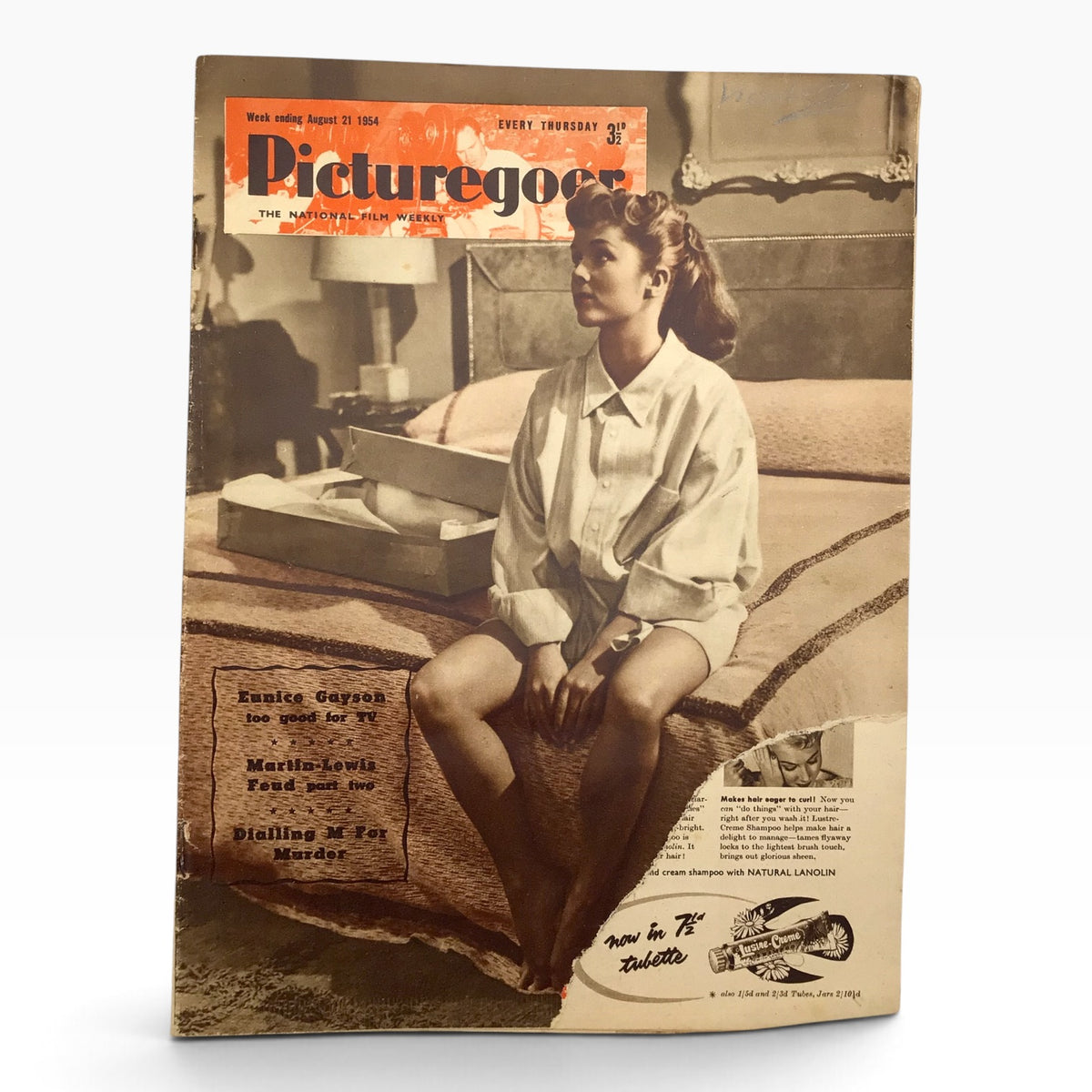Vintage 1954 Picturegoer Film and Entertainment British Film Magazine Set - 8 Issues