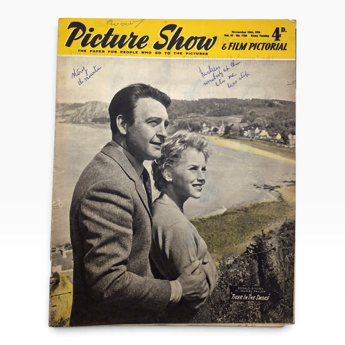 Vintage 1956 Picture Show & Film Pictorial British Film Magazine Set - 14 Issues