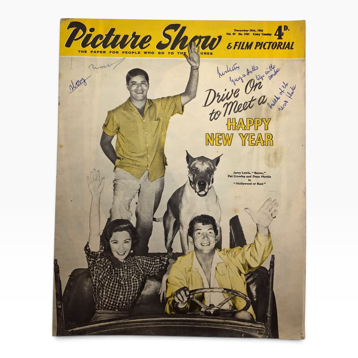 Vintage 1956 Picture Show & Film Pictorial British Film Magazine Set - 14 Issues